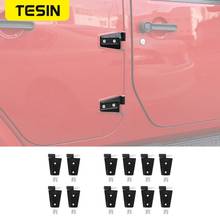 TESIN Car Original Door Hinge Cover Engine Hood Hinge Protector Trim Cover Stickers Accessories For Jeep Wrangler JK 2007-2017 2024 - buy cheap