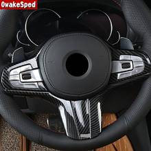 Car Steering Wheel Frame Decoration Cover Trim For BMW 5 Series G30 X3 G01 X4 G02 X5 G05 X6 G06 2020 Interior Auto Accessories 2024 - buy cheap