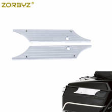 ZORBYZ Motorcycle Chrome CNC Billet Saddlebag Latch Cover For Harley Touring Hard Bags 1993-2013 2024 - buy cheap