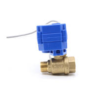 CWX-15N DN15 G1/2 MxF brass MINI Electric motorized ball valve for IC card smart meters DC3-6V /DC12V CR01 / 02/ 05 2024 - buy cheap
