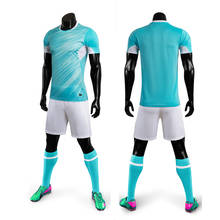 High Quality 2020 Kids Men Soccer Jerseys Set Breathable Football Jerseys Training Suit Uniforms Blank Soccer Jerseys Sportswear 2024 - buy cheap
