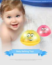 Funny Infant Bath Toys Baby Electric Induction Sprinkler Ball with Light Music Children Water Play Ball Bathing Toys Kids Gifts 2024 - buy cheap