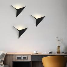 Engineering LED Nordic corridor wall lamp Living room porch triangle shaped corridor bedroom light effect Hotel lamp 2024 - buy cheap