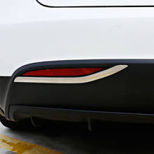 Rear Fog Light Fog Light Strip Adjustment Strip Retrofit Exterior Reflective Mirror Upgrade 2PCS For Tesla Model X 2016-2019 2024 - buy cheap