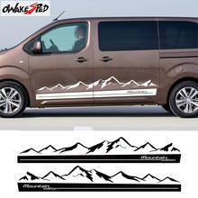 Mountain Graphics Vinyl Decal For Peugeot Traveller Sport Styling Car Sticker Auto Body Door Side Stripes Accessories Stickers 2024 - buy cheap