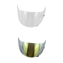2pcs Motorcycle Helmet Visor Shield for HJC AC-12/CL-SP/CL-15/CL-16/FS-10/IS-16/CS-R1/CS-R2 Models (Clear+Gold) 2024 - buy cheap