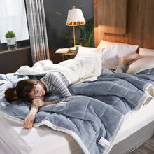 Двухместный дом постельные принадлежности Одеяла шерпа кровать одеяло для детей зимнее покрытие диван спальное плед Королева Король полный размер 2024 - купить недорого