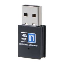 Adaptador Wifi USB RTL8192EU, Chipset Mini USB2.0, WLAN, Dongle inalámbrico, tarjeta de red de trabajo 300 n/g/b, 802,11 M 2024 - compra barato