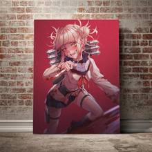 Himiko toga boku no hero academia poster de parede, arte de parede do anime, tela impressão hd, pintura de imagem, decoração moderna nórdica de sala de estar 2024 - compre barato