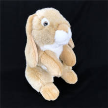 26 см Моделирование длинные уши кролики плюшевые игрушки Высокое качество Мягкие реалистичные Животные Кукла Мягкий Кролик для детей подарки на день рождения 2024 - купить недорого