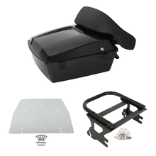 Motorcycle Chopped Pack Trunk Backrest Mount Rack Plate For Harley Touring Tour Pak Road King Street Glide Road Glide 1997-2008 2024 - buy cheap