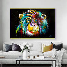 Abstract Gorilla Canvas Paintings Street Art Monkey Animals Posters and Prints Wall Art Cuadros for Living Room Decor Unframed 2024 - buy cheap