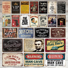 Warning Sign Metal Beer Vintage Tin Sign Metal Poster Plaque Metal Sign Wall Decor For Man Cave Bar Pub Club Iron Painting 2024 - buy cheap