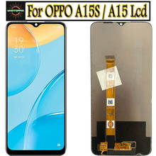 ORIGINAL 6.52" LCD FOR OPPO A15 CPH2185 LCD Display Touch Screen Digitizer Assembly Replacement parts For OPPO A15 A15S 2020 LCD 2024 - buy cheap