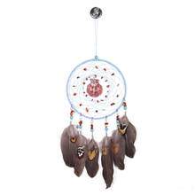 Fashion-Dreamcatcher Wind Bell Hanging Decoration Dreamcatcher Hand Made Feather Dream Catcher Pendant Hand Made Gift Room Decor 2024 - buy cheap