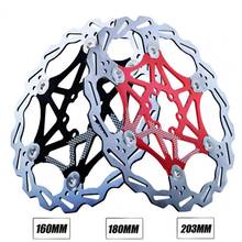 Горный велосипед 160/180/203 мм Нержавеющая сталь дисковые велосипедные плавающий тормозных колодок дисковый тормоз Велоспорт аксессуар MTB Запчасти наружных аксессуаров 2024 - купить недорого