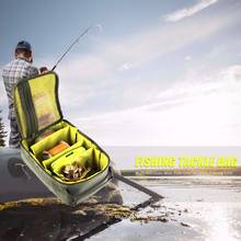Bolsa de equipamento de pesca, bolsa de armazenamento para equipamento de pesca ao ar livre com linha requintada, equipamento de pesca 2024 - compre barato