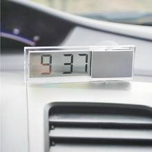 Электронные часы, цифровой присоска с ЖК-дисплеем, для автомобилей, грузовиков, дома и кухни 2024 - купить недорого