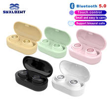 Fashion Mini Wireless Bluetooth Earphones Macaron Colors TWS 5.0 Deep Bass Bluetooth Earphone Stereo Earbuds with Microphone 2024 - buy cheap