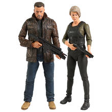 NECA Terminator 6 Dark Fate Old T-800 / Sarah Conner Action Figure Collectible Model Toy 2024 - buy cheap