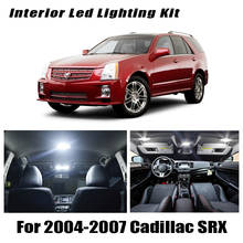 Accesorios blancos para coche, Kit de bombillas interiores LED Canbus para 2004-2007 Cadillac SRX Map Dome Trunk, lámpara para matrícula, 14 Uds. 2024 - compra barato
