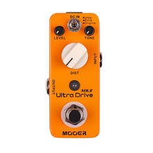 MOOER-Mini Pedal de efecto de guitarra Ultra Drive MKII, 3 modos, True Bypass, carcasa de Metal completa, piezas y accesorios de guitarra 2024 - compra barato