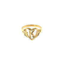 3UMete Letter Ring Personalized Initial Letter Rings Simple Copper Alloy A-Z Letters Name Ring For Women Charm Christmas Gifts 2024 - buy cheap