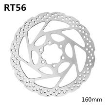 Rotores de disco de freio 160mm para bicicleta, 6 parafusos, rotores de bicicleta hidráulico, rotor de freio rt56, peças de ciclismo 2024 - compre barato