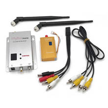 Transmisor de Audio y vídeo inalámbrico, receptor con pantalla Digital, 1,2 Ghz, 1,5 W, 1500mW, 8 canales, 12 canales, DC 12V, para Quadcopter 2024 - compra barato