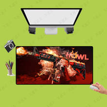 XGZ-alfombrilla de ratón grande para juegos de armas de fuego, antideslizante, de goma, a la moda, para escritorio de oficina, CSGO 2024 - compra barato