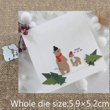 XLDesign Craft Metal Cutting Dies stencil mold Christmas bear decoration scrapbook Album Paper Card Craft Embossing die cuts 2024 - buy cheap