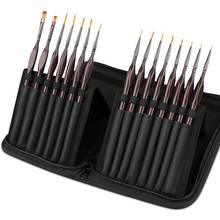 Detail Paint Brush Set,15Pcs Miniature Painting Brushes Kit,Professional Mini Fine Paint Brushes Set 2024 - buy cheap