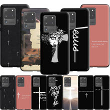 Funda de Dios Jesús para Samsung Galaxy A5, A6, A9, M11, M30S, M21, M31, M31S, S21, S21S, S30 Plus, Ultra M51, A02, A12, A32, A52, A72, F62, M62 2024 - compra barato