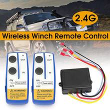 12V Car Wireless Winch Electric Remote Control With Manual Transmitter Set Truck ATV SUV Truck Vehicle Trailer Kit 2024 - buy cheap