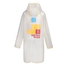 Casaco de chuva longo feminino casaco de chuva à prova dwaterproof água terno de plástico moda transparente caminhadas adulto poncho terno de chuva presente 2024 - compre barato