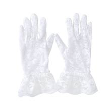 New Party Sexy Dressy Gloves Women High Quality Lace Gloves Paragraph Gloves  Mittens Accessories Full Finger Girls 2024 - buy cheap