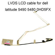 Cables de ordenador LCD para Dell latitude E 5480, 5490, 5491, 5495, CDM70, 042YN5, DC02C00GK00, 0HD5FX, DC02C00EM00, E5480, LVDS 2024 - compra barato