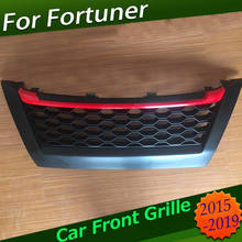 Car Front Bumper Grille For Toyota Fortuner 2016 2017 2018 2019 Face Center Bumper Grille Racing Grill Replacement Moulding 2024 - buy cheap