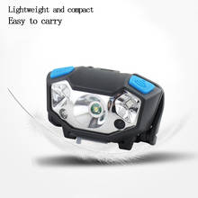 Powerfull Headlamp Rechargeable LED Headlight Body Motion Sensor Head Flashlight Camping Torch Light Lamp With USB 2024 - buy cheap