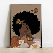 Arte moderna pintura da lona africano preto mulher cartazes e cópias escandinavo arte da parede fotos para sala de estar decoração casa 2024 - compre barato