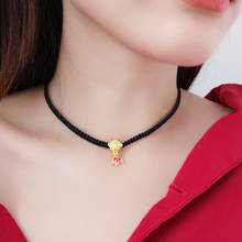 Hot sale 24K Yellow Gold Pendant Women 999 Gold GoldFish Necklace Pendant 2024 - buy cheap