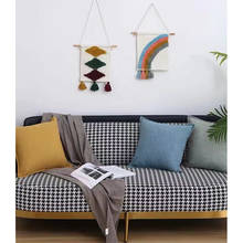 Decoração de parede para quarto de crianças, nuvem, boho artesanal, de algodão, para pendurar na parede, tapeçaria para meninos e meninas, 1 peça 2024 - compre barato