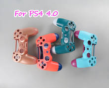 Capa para controle de playstation 4, ps4 pro 4.0, capa macia e botões para substituição, jds 040 jdm 040 2024 - compre barato