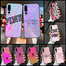 vs Fashion pinks brand Phone case For Huawei P Mate P10 P20 P30 P40 10 20 Smart Z Pro Lite 2019 black tpu back soft bumper 2024 - buy cheap