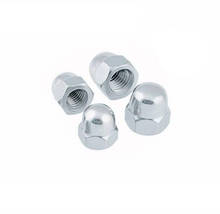 M22 M24 M27 M30 M33 M36 cap nuts round head hex decorative acorn female screw blind hole thread pitch galvanized steel 2pcs 2024 - buy cheap