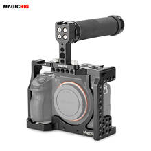 MAGICRIG Camera Cage with Top Handle Grip for Sony A7RIII /A7III /A7M3 /A7RII /A7II Camera To Quick Release Extension Kit 2024 - buy cheap