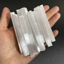 10pcs Natural White Selenite Wand Stick Crystal Stone Fraueneis Chips Mineral Specimen Chakra Healing As Gifts 2024 - buy cheap