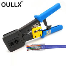 OULLX RJ45 Crimper Hand Network Tools Pliers RJ12 cat5 cat6 8p8c Cable Stripper Pressing Clamp Tongs Clip Multi Function 2024 - купить недорого