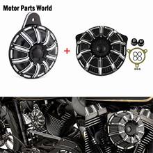 Motorcycle CNC Air Filter Horn Kits Cover For Harley Tourinig Road King	Special FLHRXS Street Glide Special FLHXS CVO FLHXSE 2024 - buy cheap