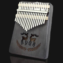 Musical Instrument best quality and price Mahogany Body Wooden 17 keys Kalimba Thumb Piano Solid Finger Piano for Sale 2024 - buy cheap